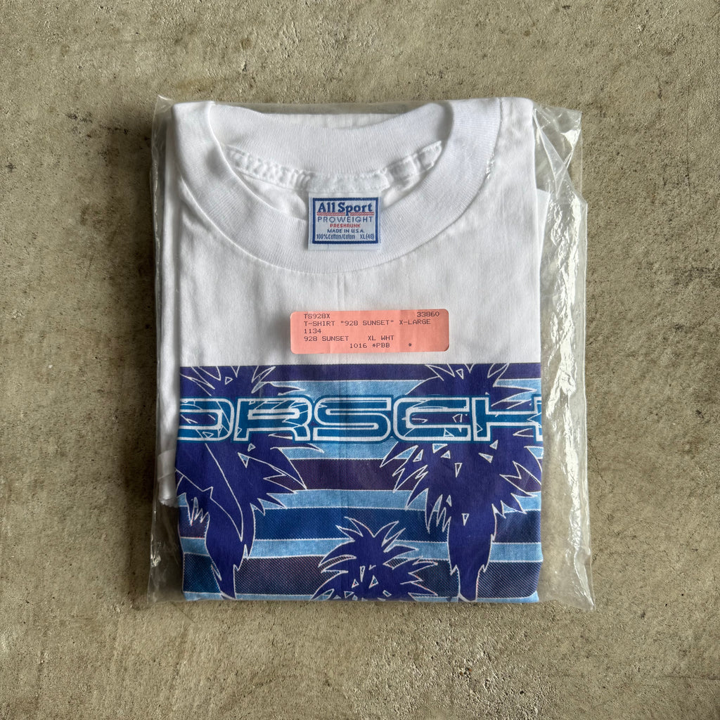 90s Porsche 928 Sunset White T Shirt (L)