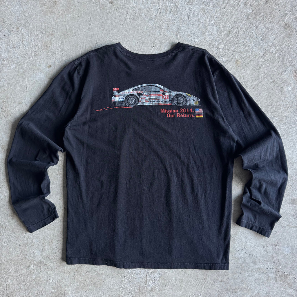 2014 Porsche 911 RSR Our Return Mission Black Longsleeve (L)