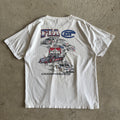 90s FIA GT Legends White Distressed T Shirt (L)