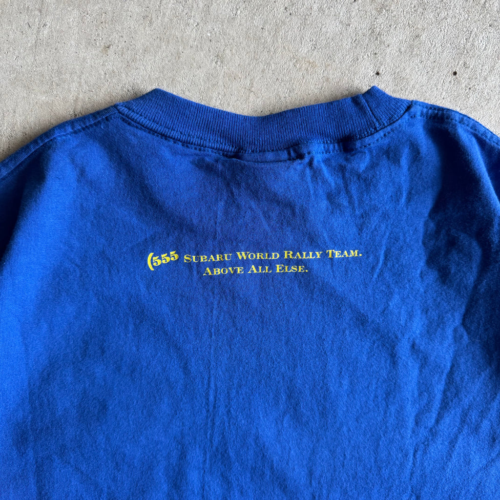 90s Subaru World Rally Team 555 Blue T Shirt (L)