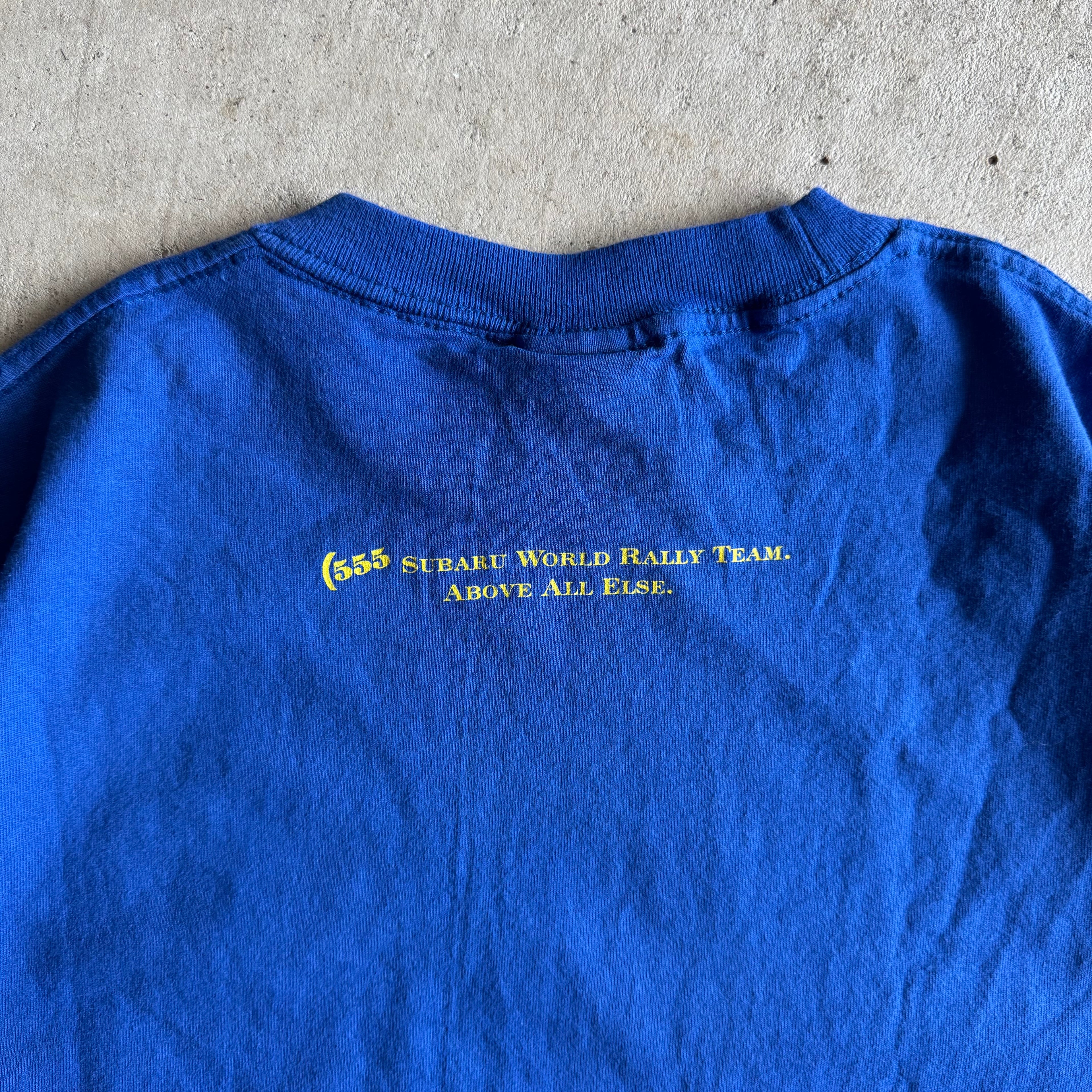 90s Subaru World Rally Team 555 Blue T Shirt (L)