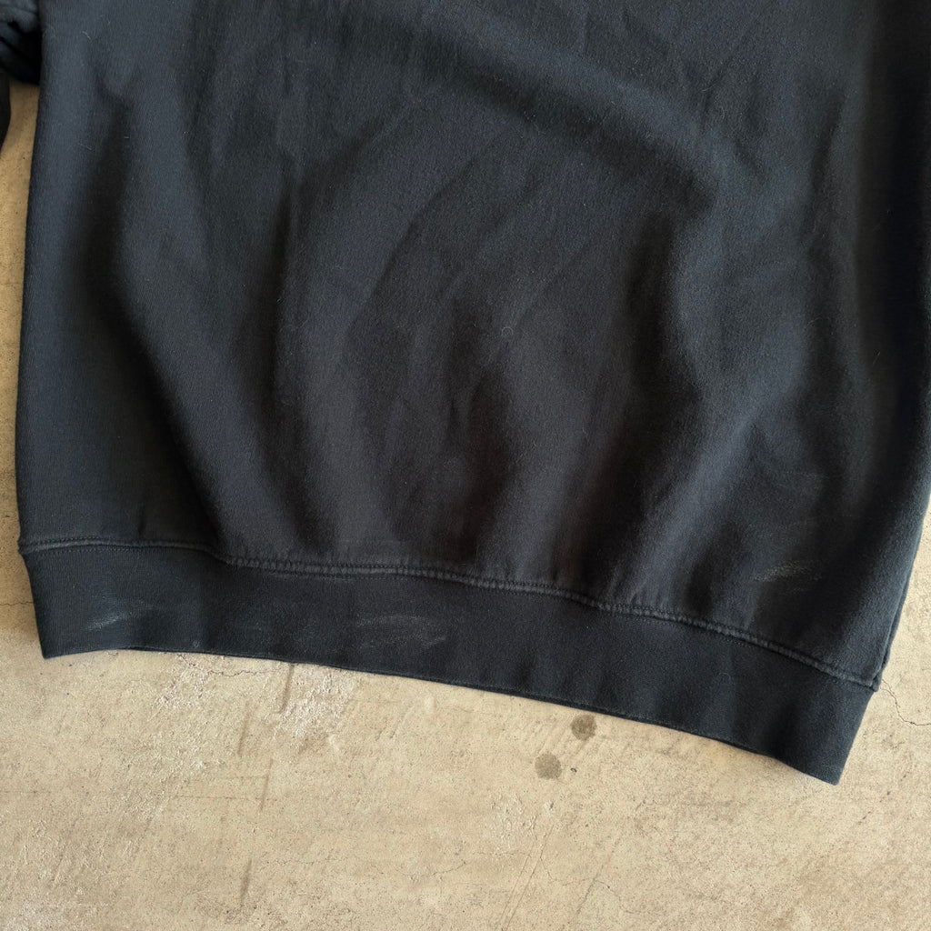 90s Porsche Selection Embroidered Black Tonal Crewneck Sweater (L)