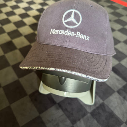 Vintage Mercedes Benz Navy Strapback Hat Cap