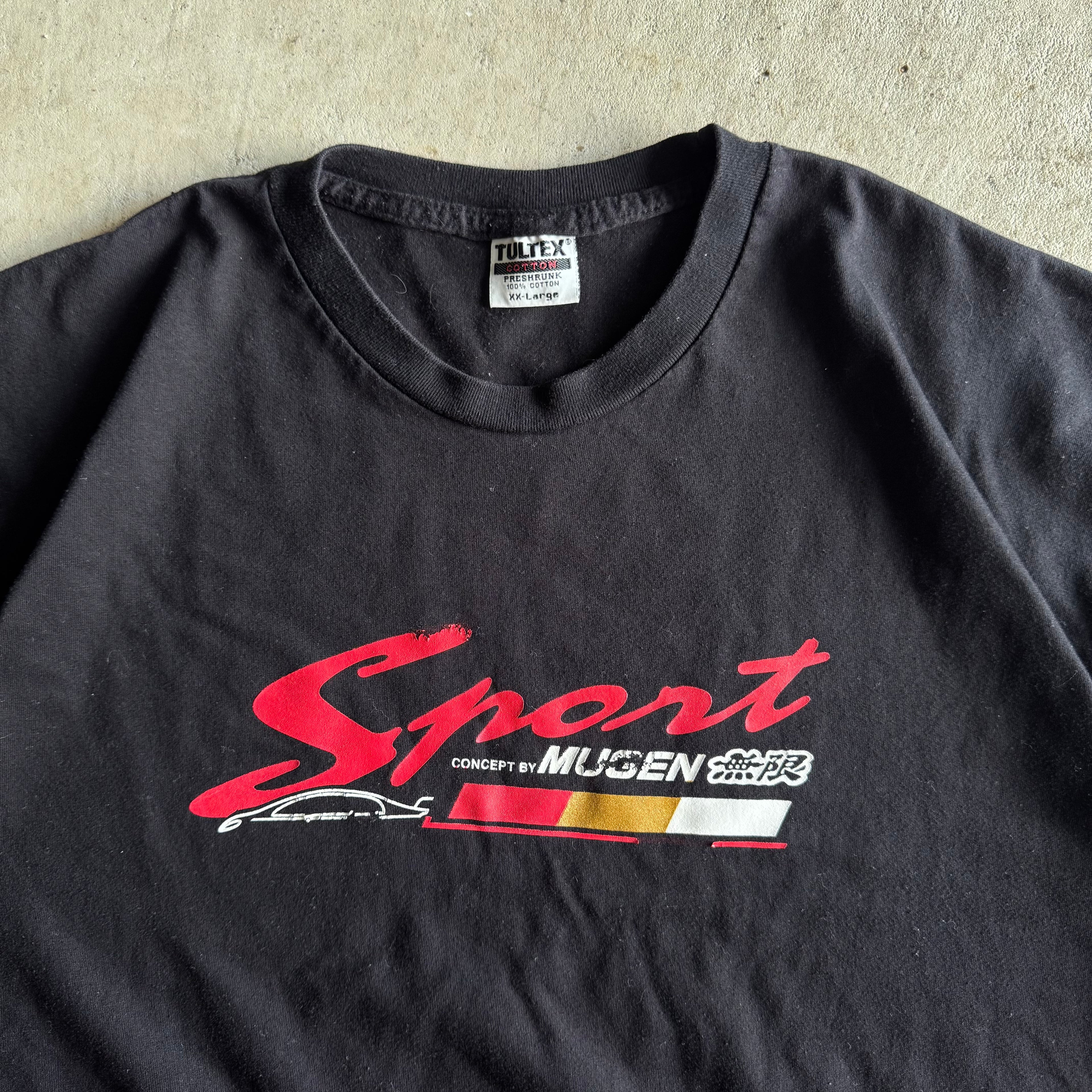 Vintage 2000s Mugen Sport Honda Civic Dominator Black T Shirt Size XL XXL