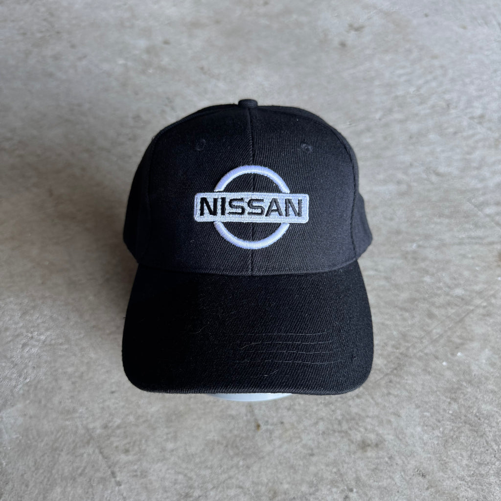 90s Nissan Embroidered Black Cap Hat