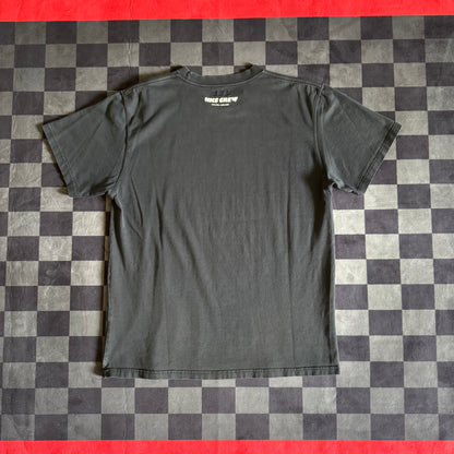 HKS Crew Block Logo Black T-Shirt Large