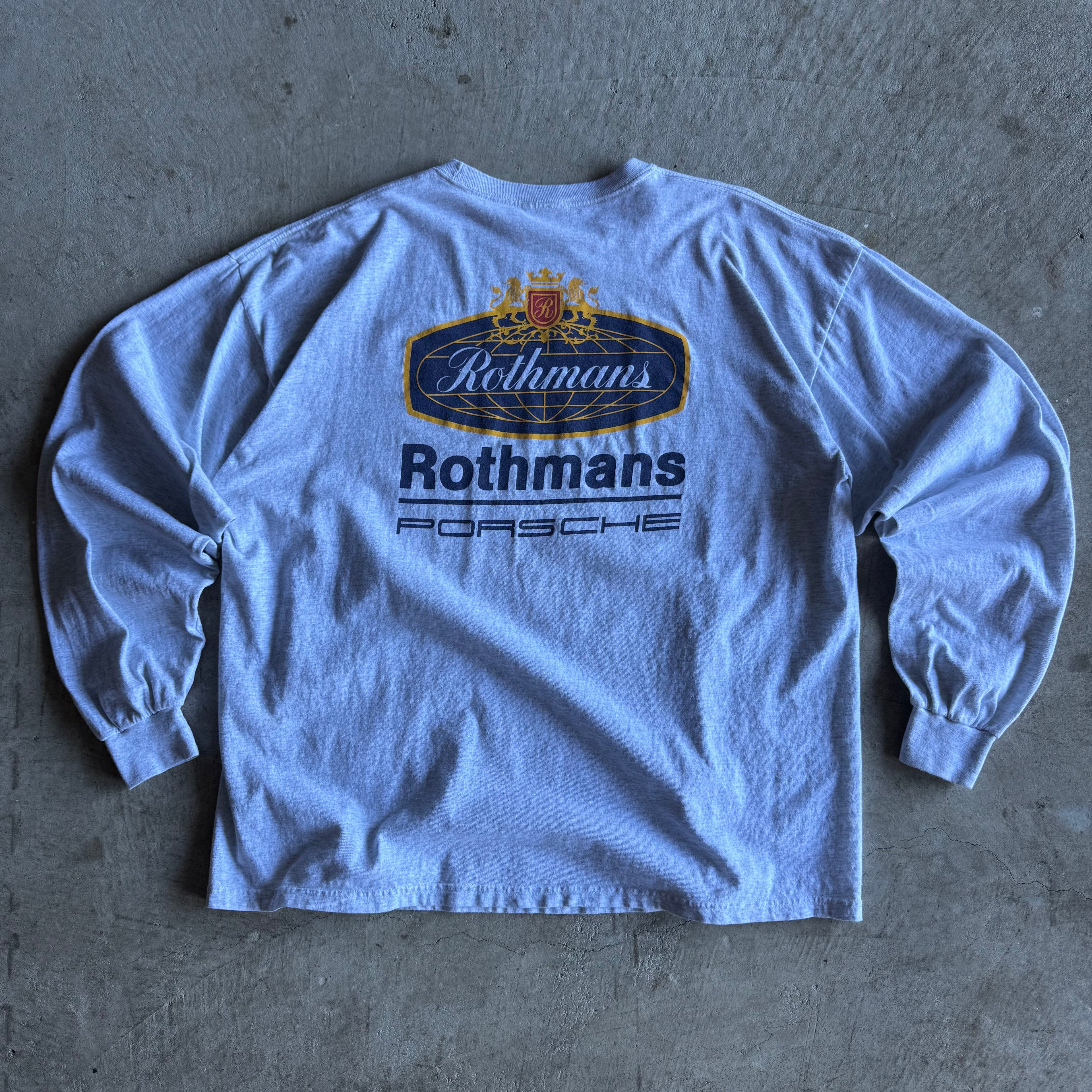 Porsche Rothmans Grey Longsleeve T Shirt (XXL)