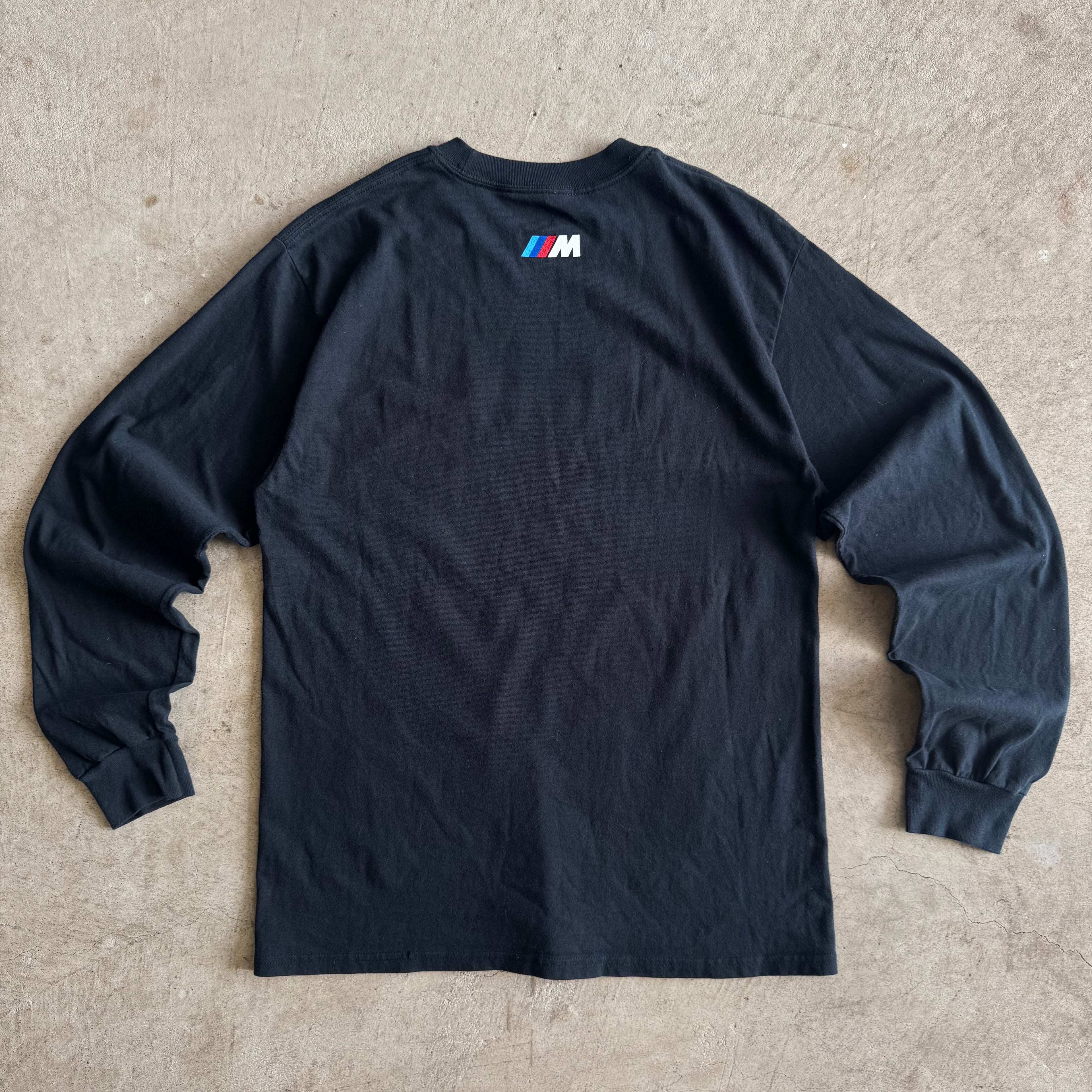 2000s BMW Performance E9X Box Logo Black Longsleeve Shirt (M)