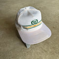 80s Porsche Quaker State Indy Racing White Trucker Hat