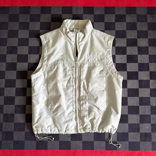 Vintage 90s Sparco Racing Grey Vest Jacket Size Small