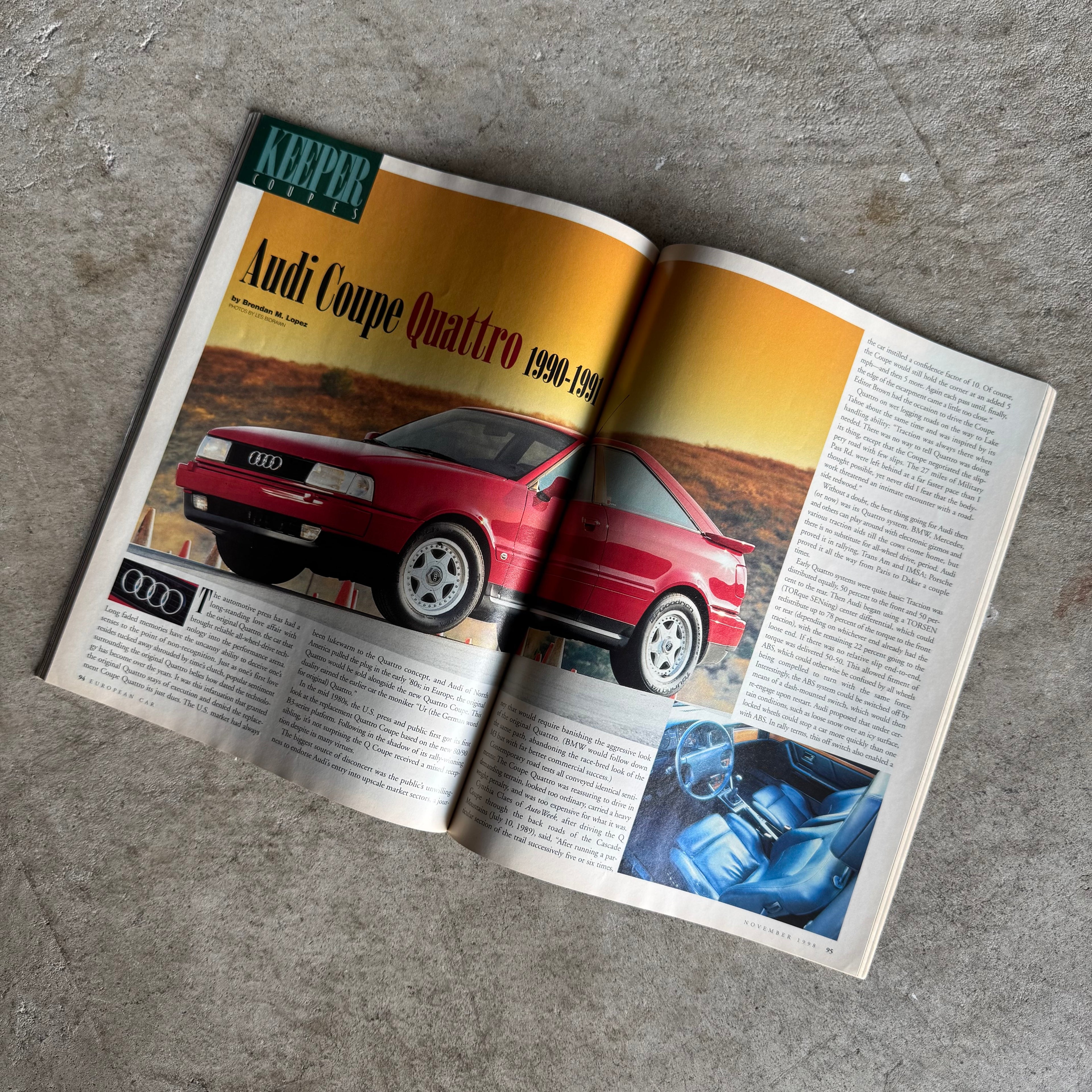 European Car Magazine November 1998 Volume 29 No. 11