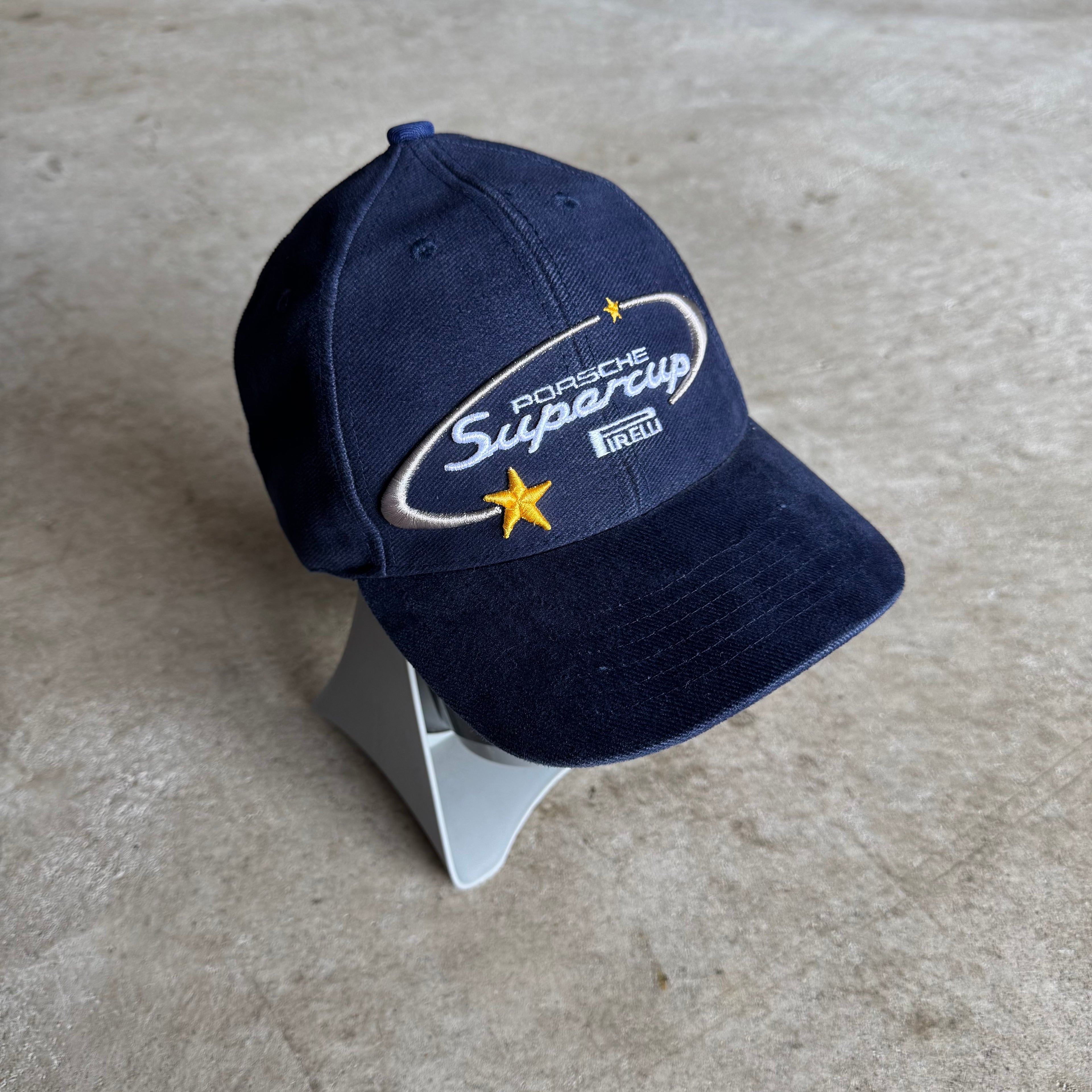 90s Porsche Selection Pirelli Supercup Navy Strapback Hat
