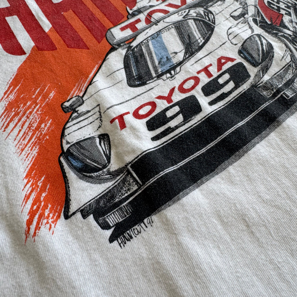 90s AAR Toyota Racing Eagle Mkiii White T Shirt (L)