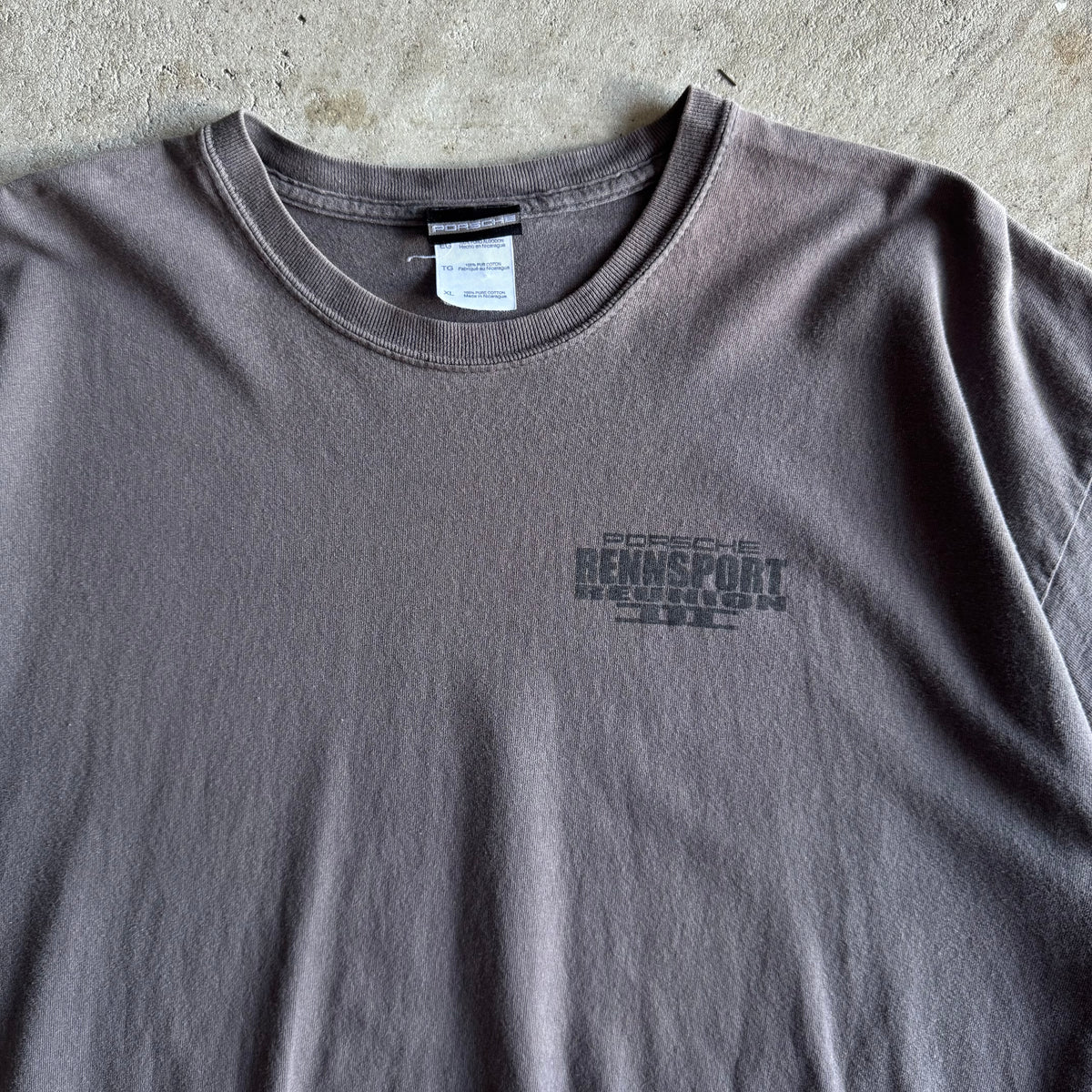 2007 Porsche Rennsport Reunion III Gray T Shirt (XL)