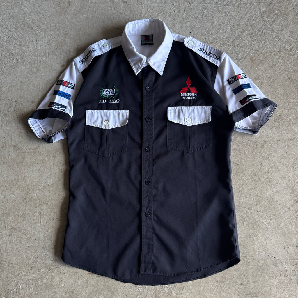 Mitsubishi Motorsports Ralliart Team Button Up Shirt (L)