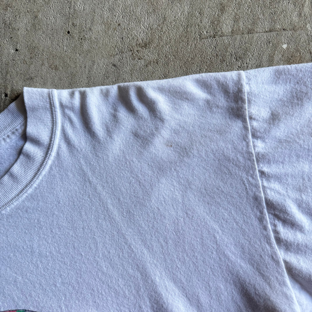 90s Volkswagen Peace Bug White T Shirt (XL)