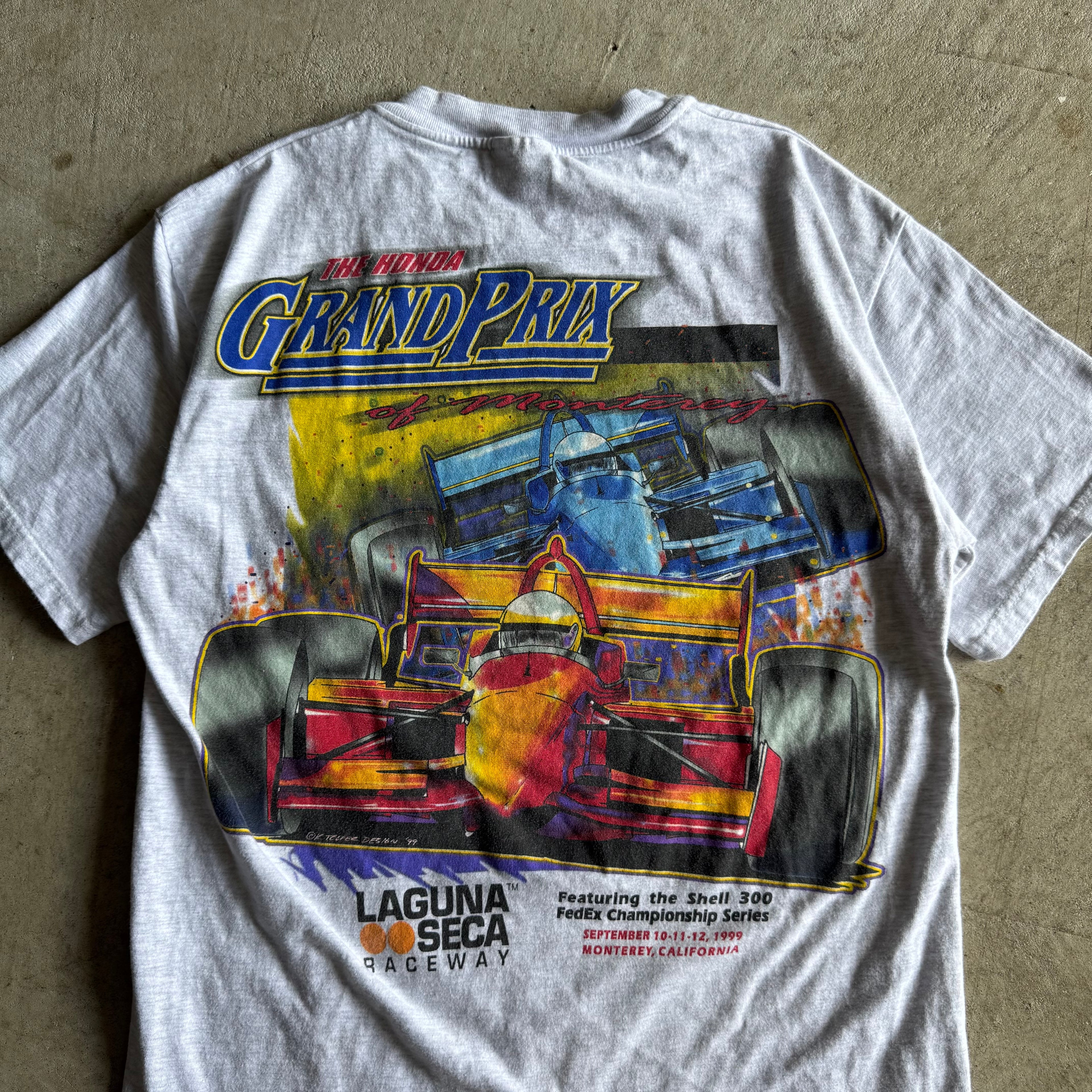 1999 Honda Grand Prix Laguna Seca Grey T Shirt (M)