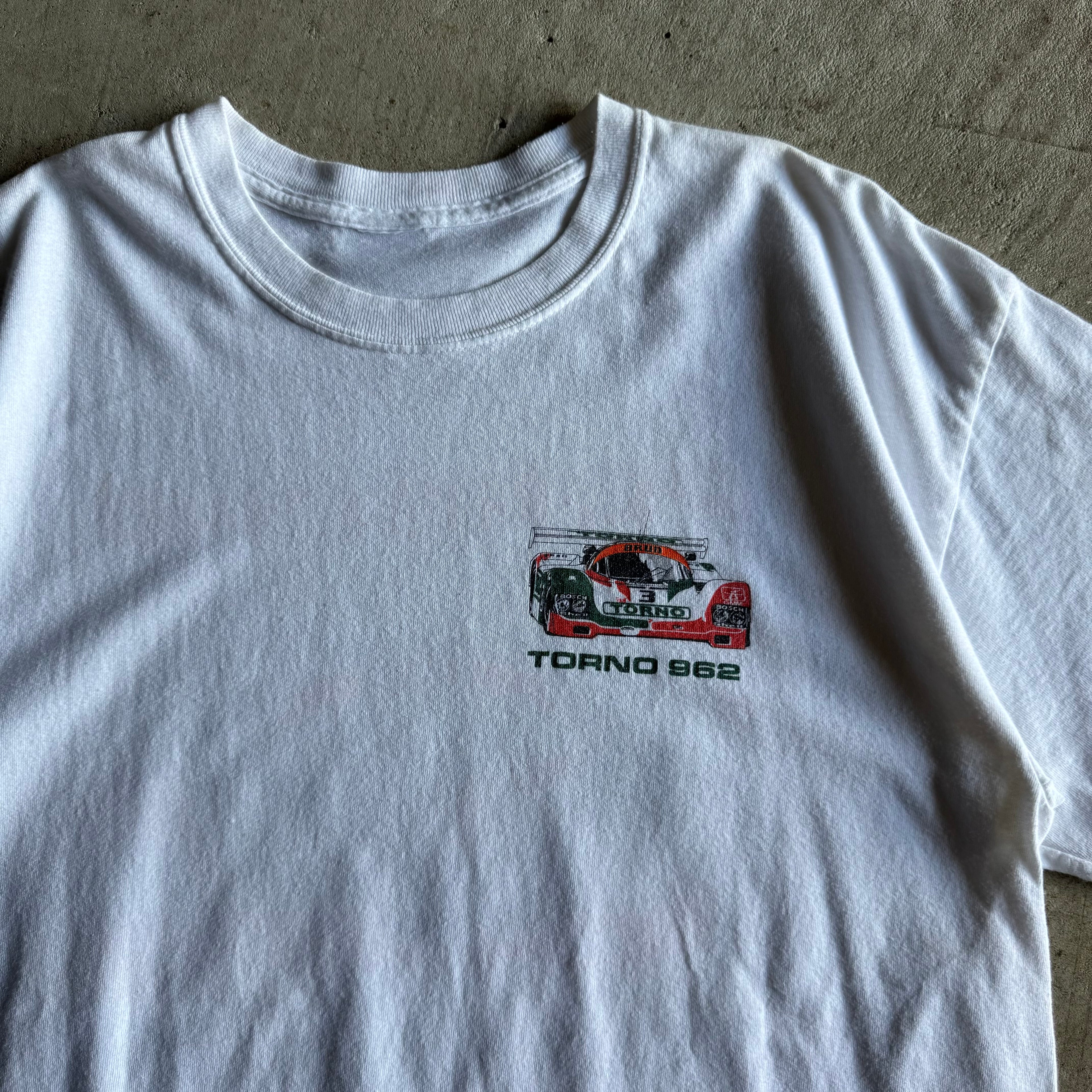 90s Porsche Torno 962 White T Shirt (XL)
