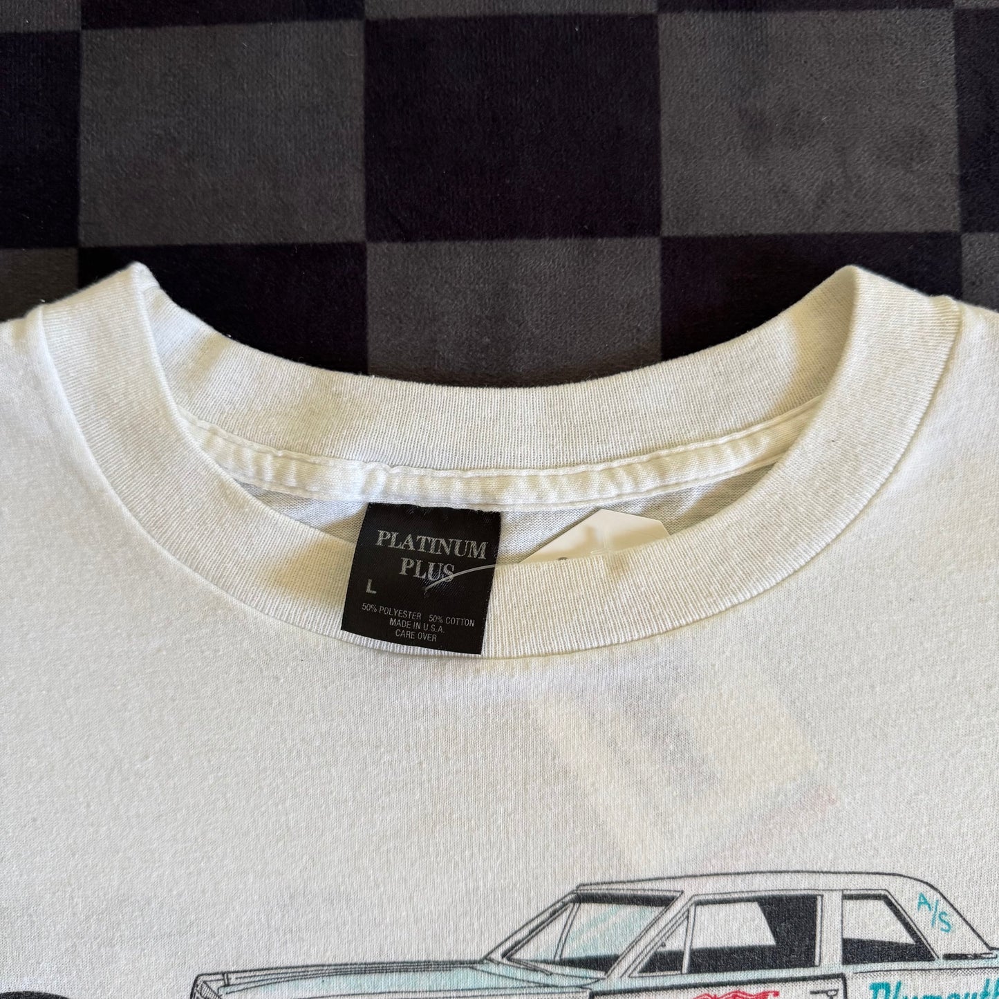 Vintage 1993 Mopar Muscle Club Nationals White T Shirt Size Large