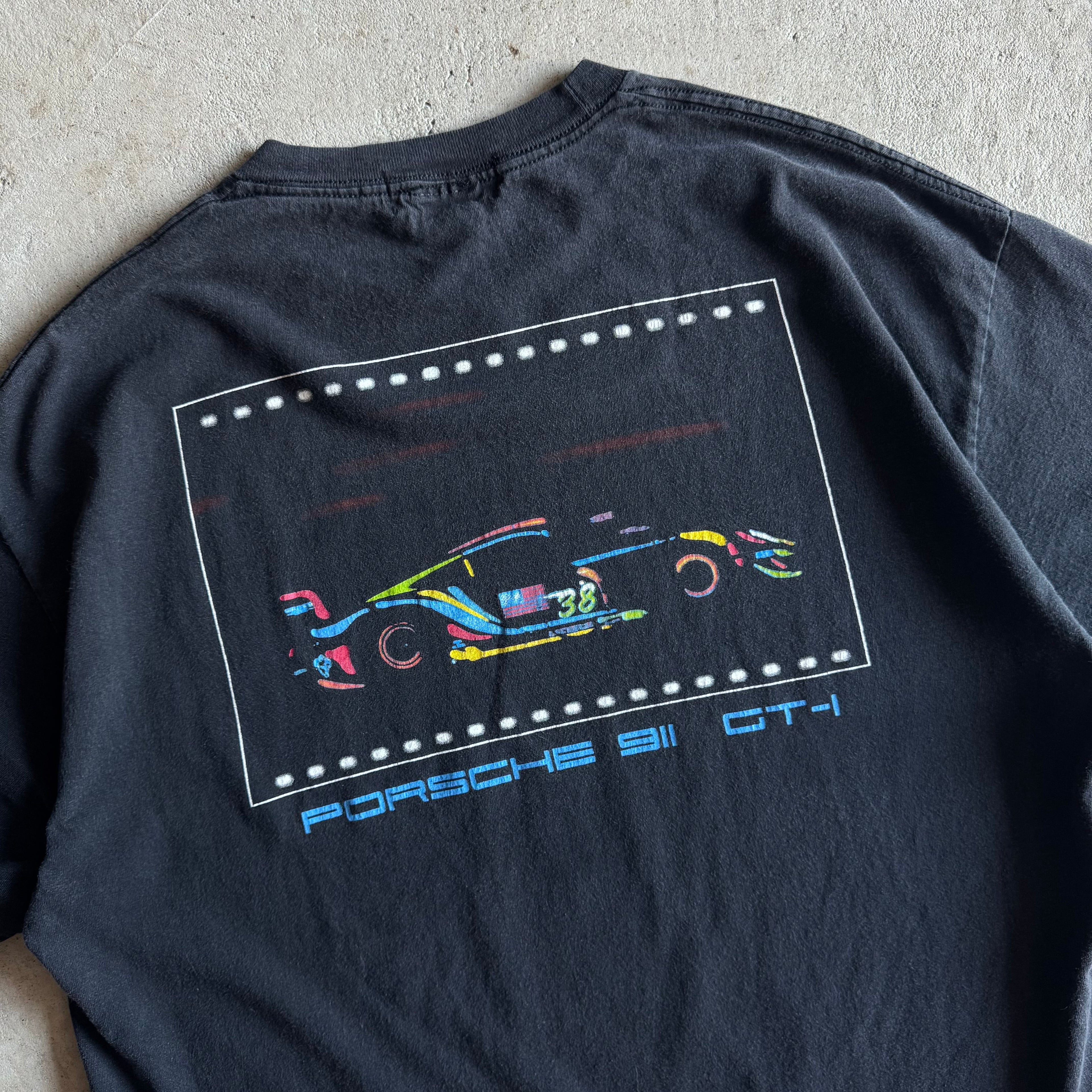 2000s Porsche Selection Champion GT1 Black T Shirt (XL)