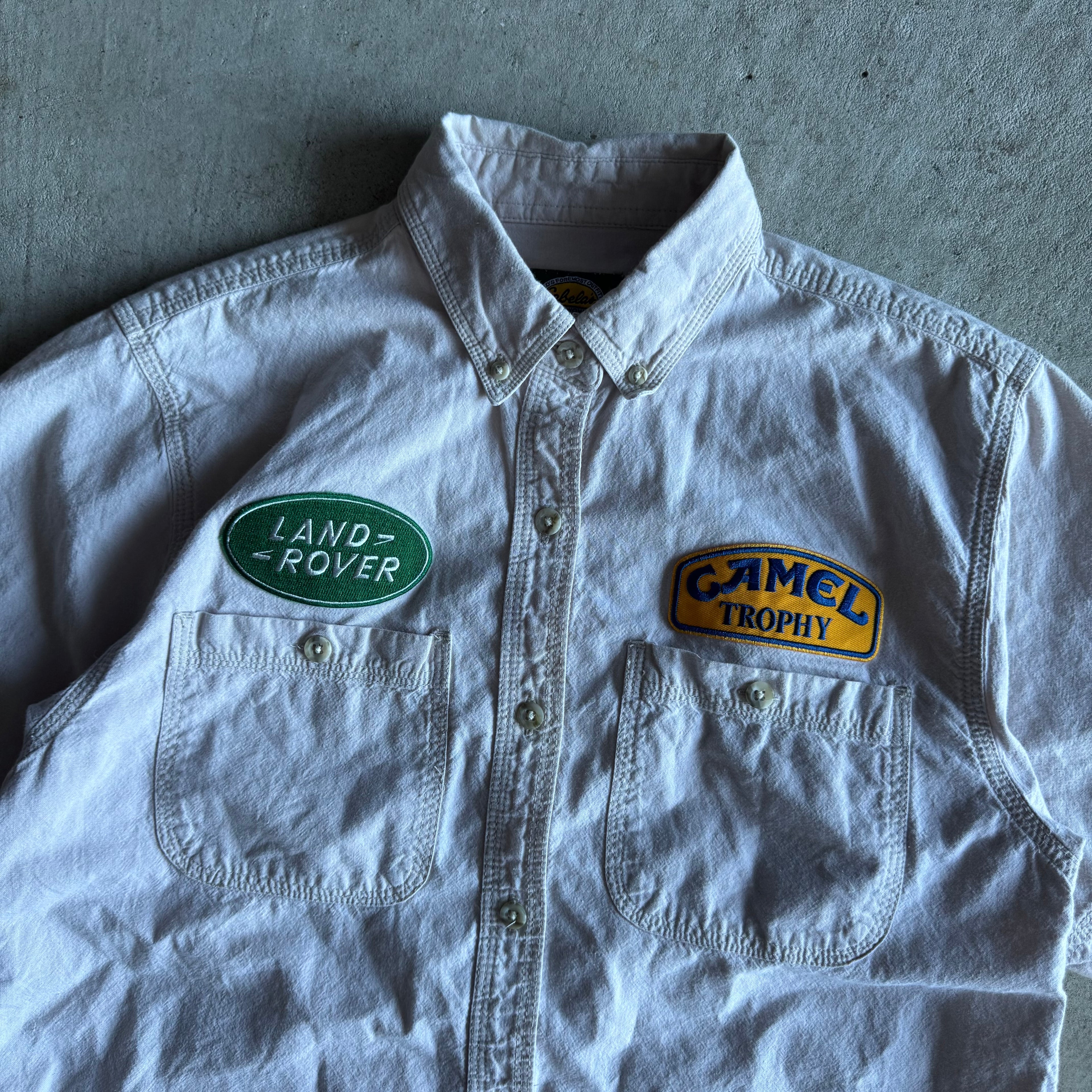 90s Land Rover Camel Trophy Button Up Shirt (M)