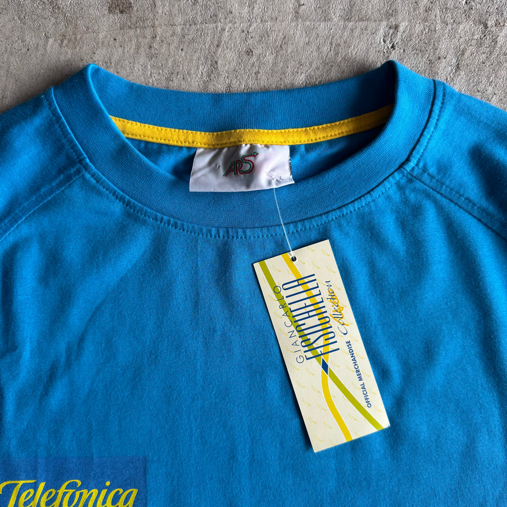 2000s Fernando Alonso Renault Elf F1 Racing Team T Shirt (L)
