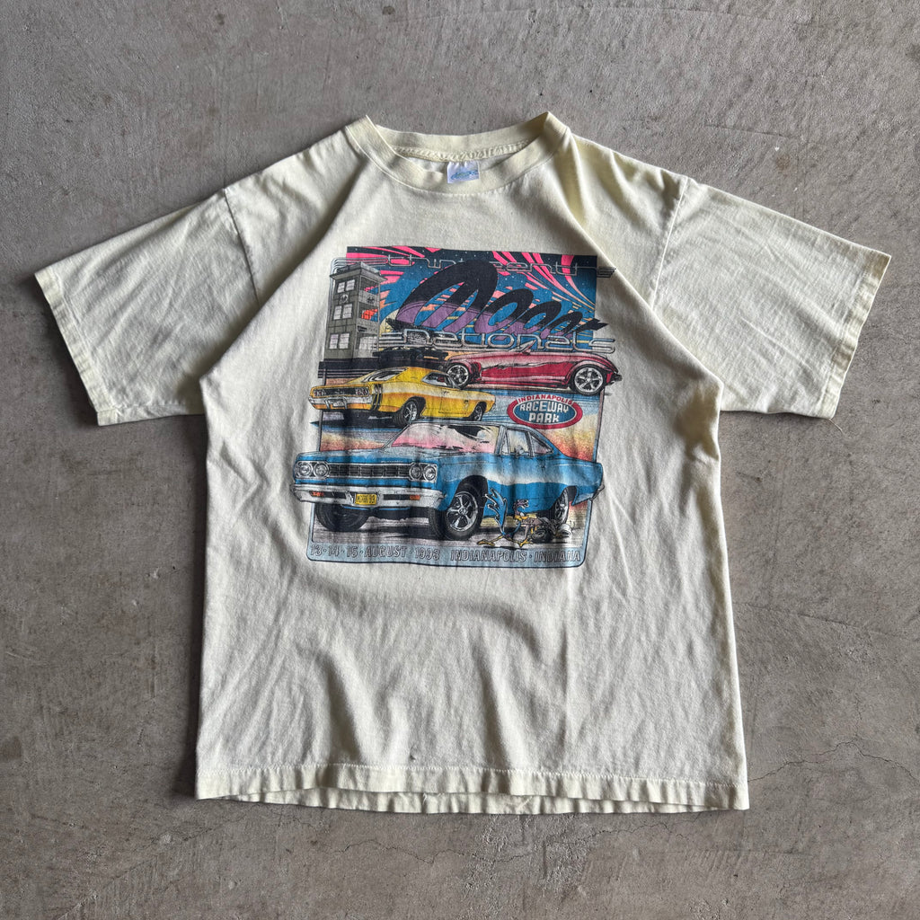 1993 Mopar Nationals Indianapolis Raceway Yellow T Shirt (L)