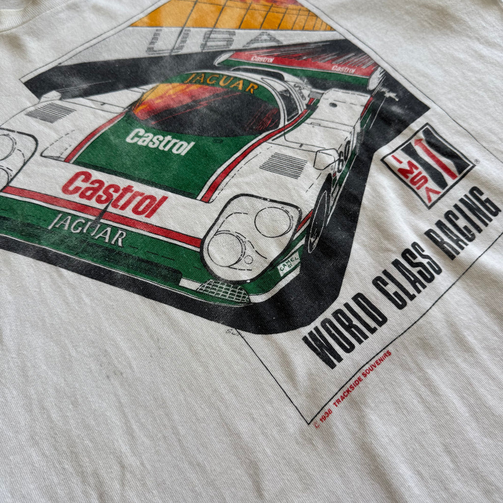 1988 Jaguar XJR-10 IMSA Racing White T Shirt (L)