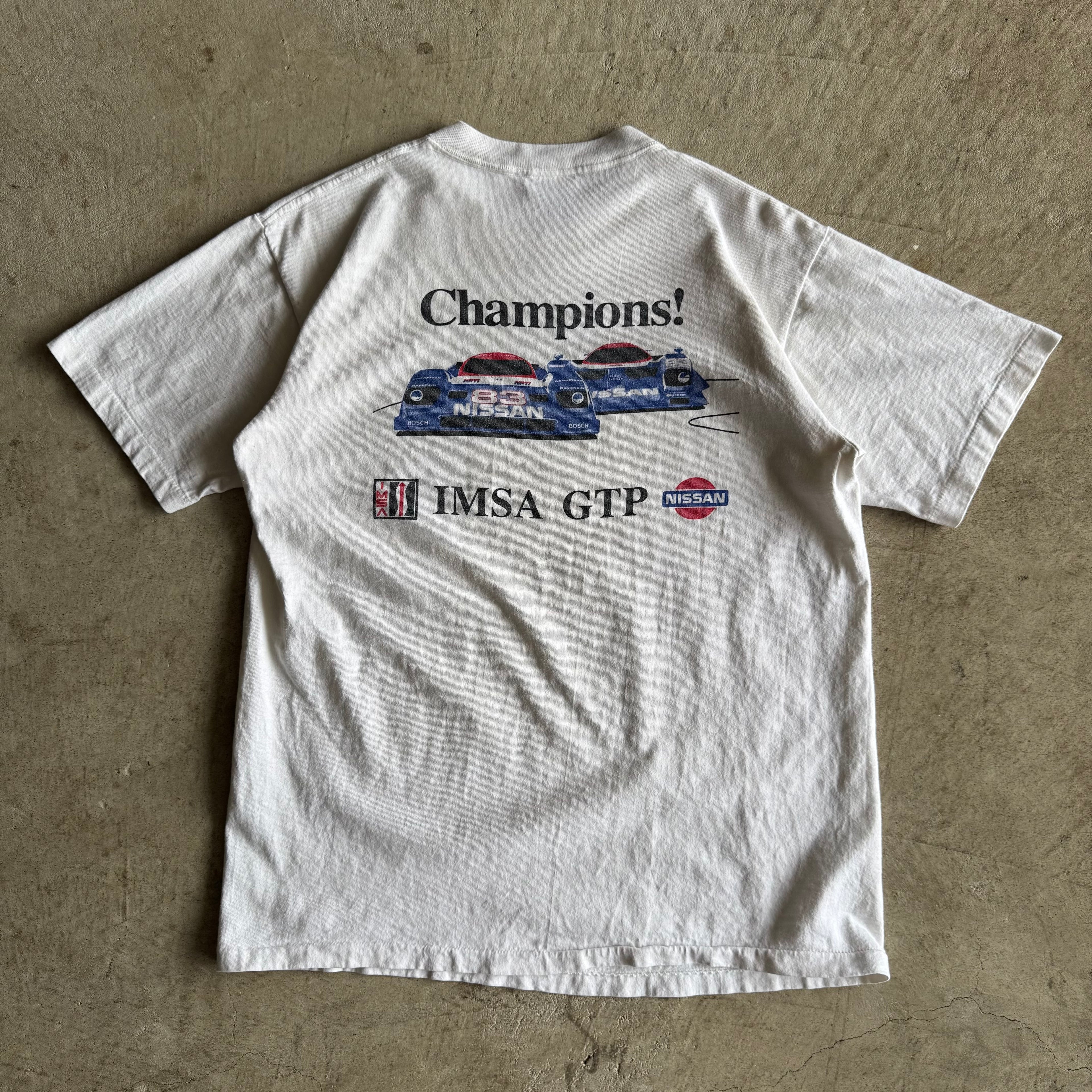 90s Nissan Motorsports IMSA GTP Champions White T Shirt (L)