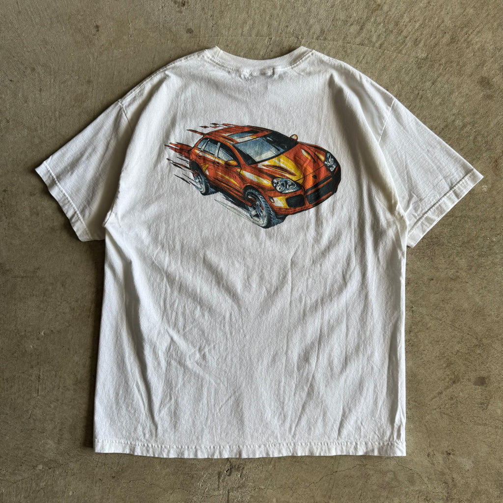 2000s Porsche Cayenne White T Shirt (XL)