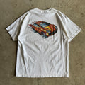 2000s Porsche Cayenne White T Shirt (XL)