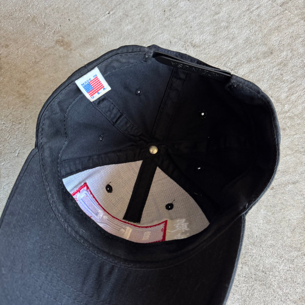 90s Toyota TRD Kanji Black Snapback Hat