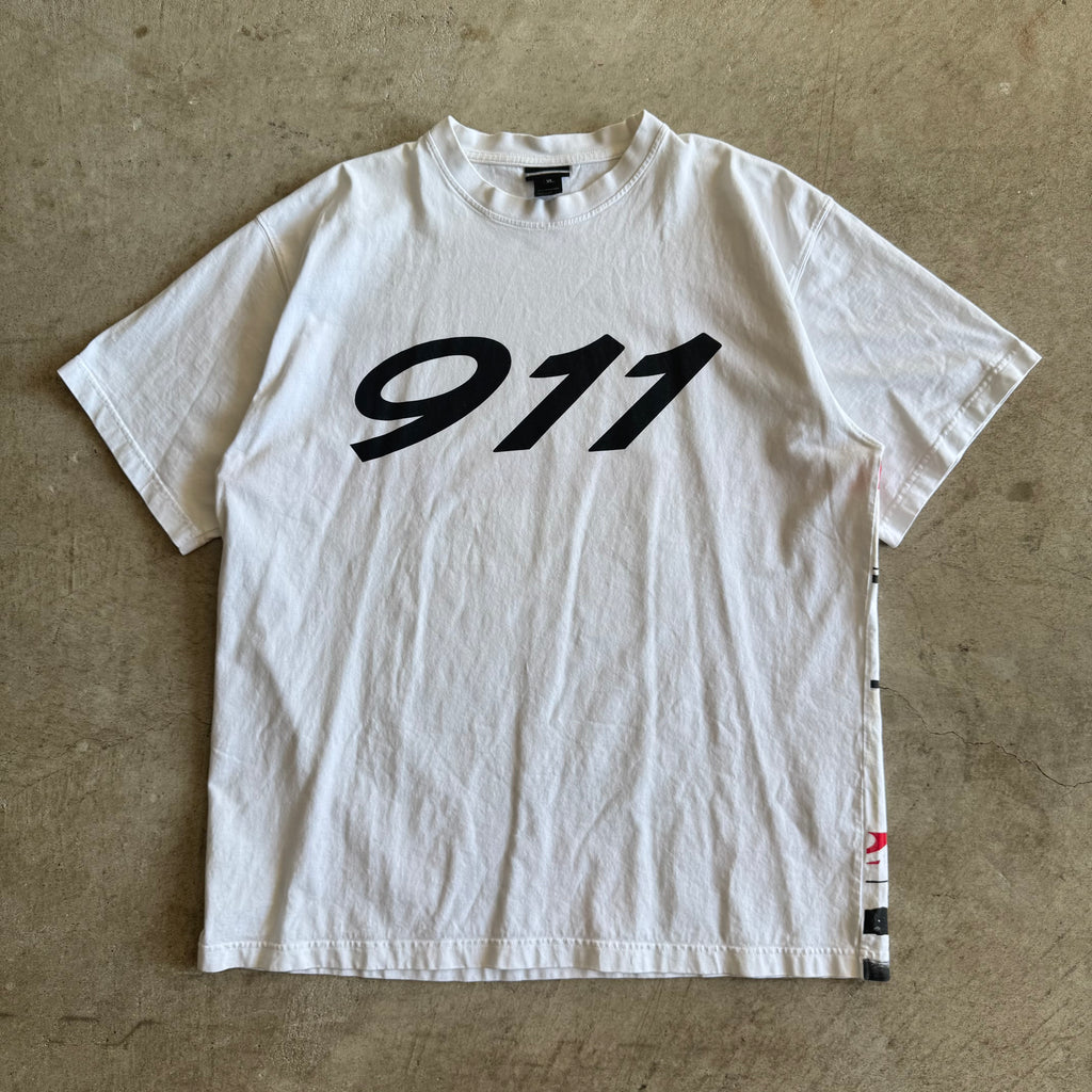 2000s Porsche Selection 911 Carrera AOP White T Shirt (XL)