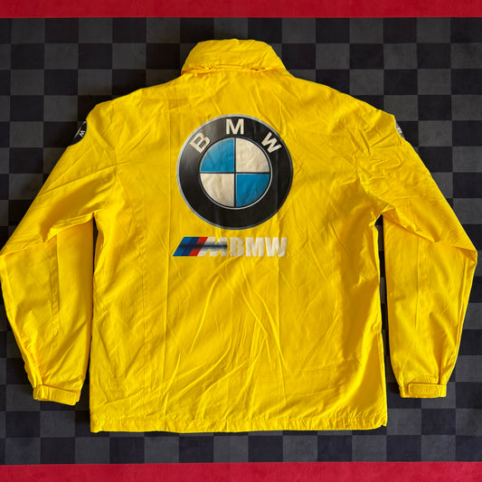 BMW M Power Korea Dealership Yellow Rain Coat Jacket Size XL