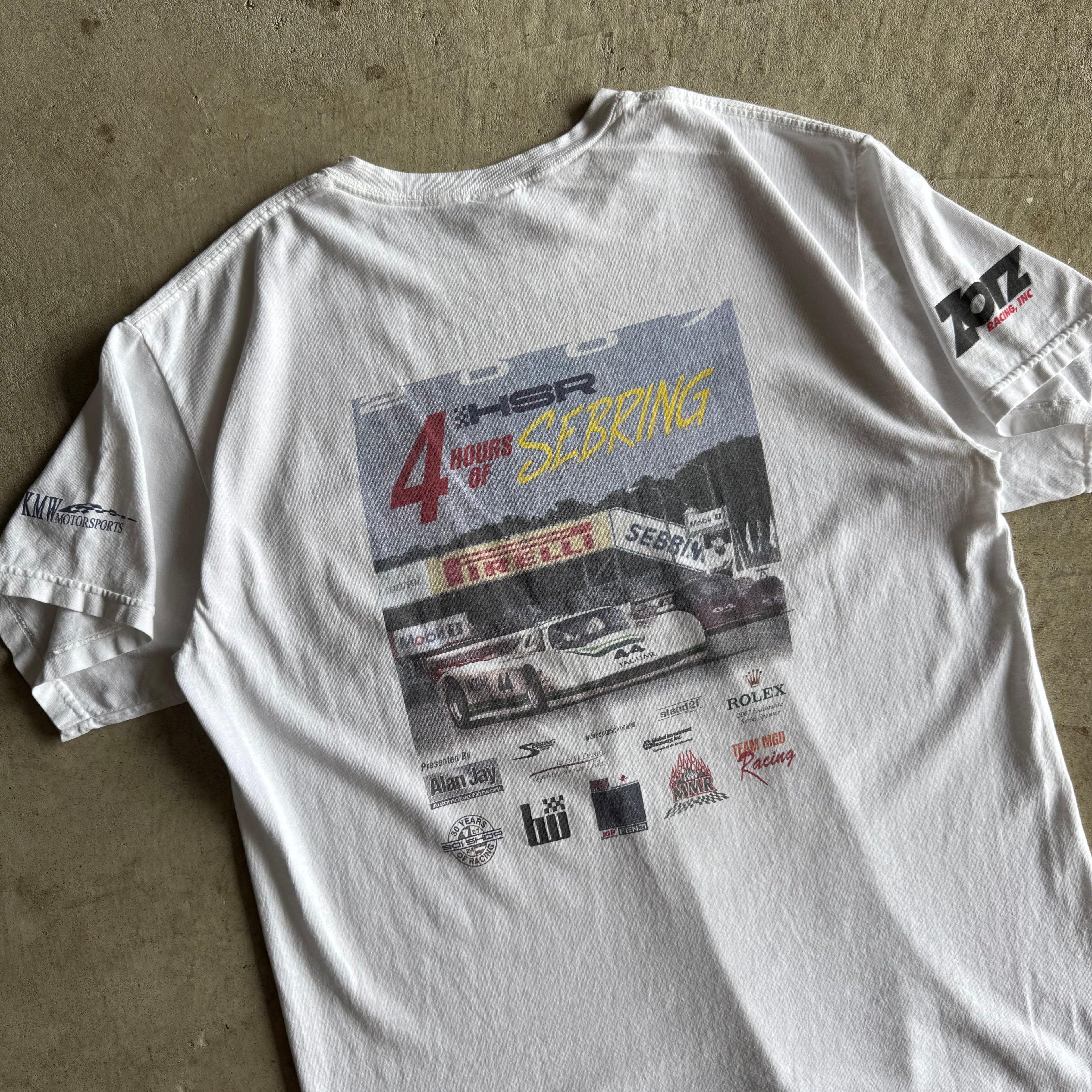 2007 HSR 4 Hours of Sebring Jaguar XJ5 T Shirt (L)