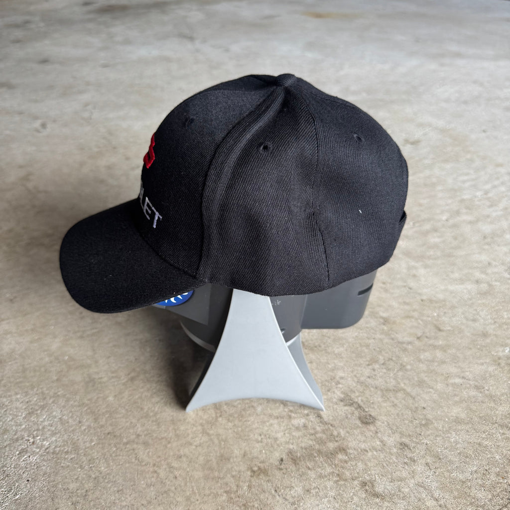 90s Chevrolet Embroidered Black Cap Hat