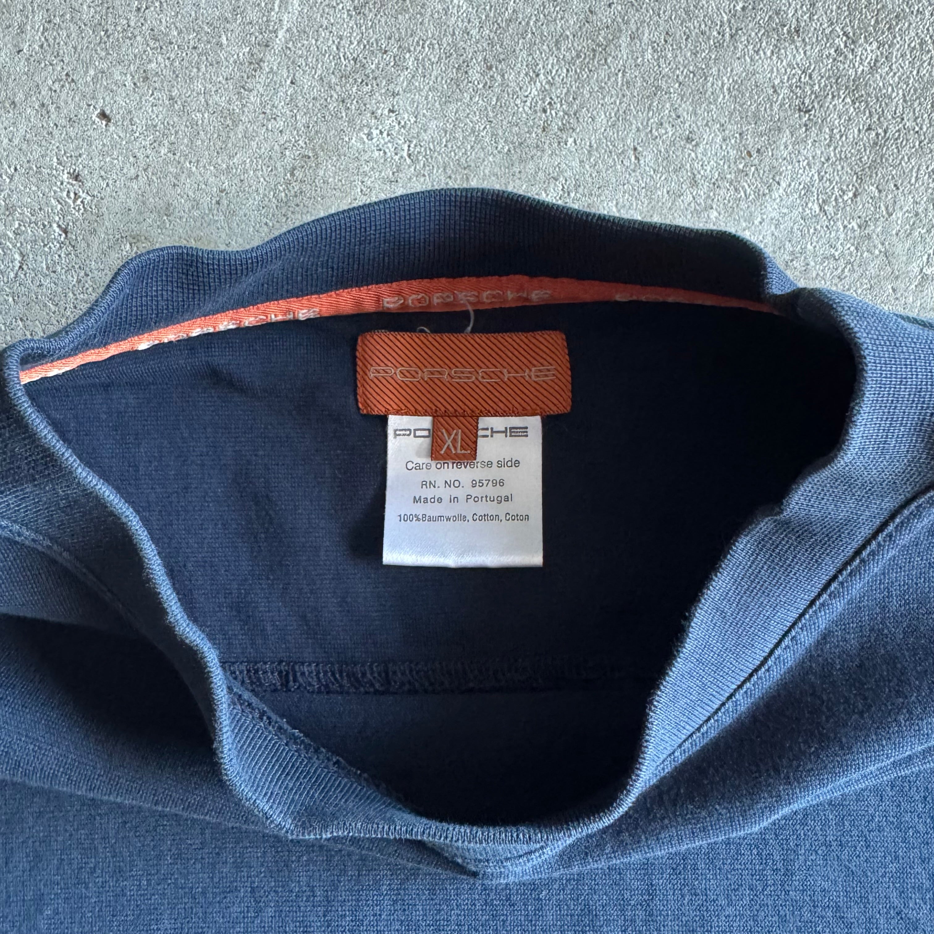 2000s Porsche Selection Spellout Navy T Shirt