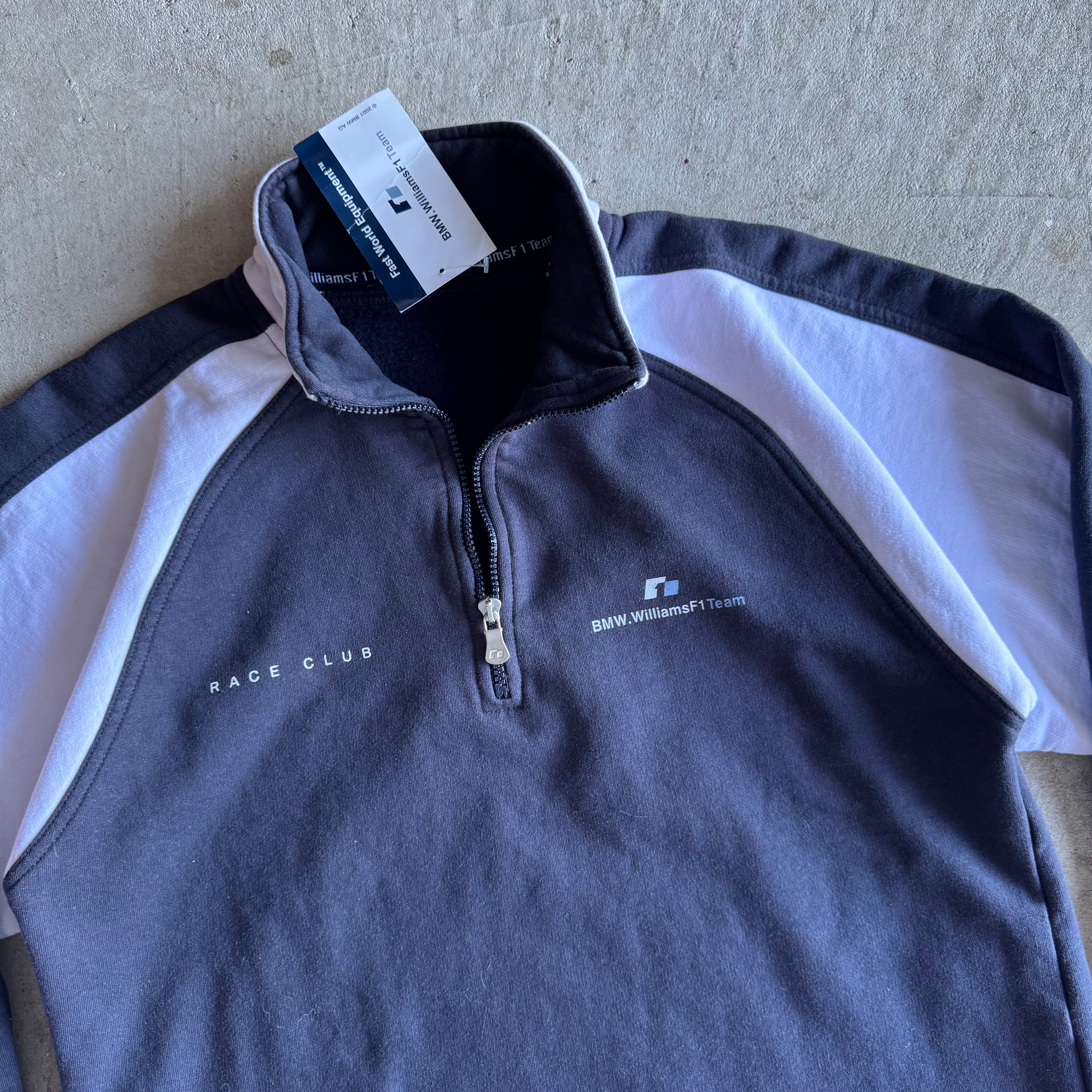 90s BMW Williams F1 Team Quarter Zip Pullover (L)