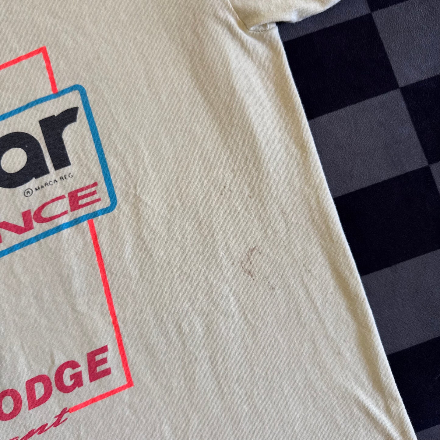 Vintage 1993 Mopar Nationals Indianapolis Raceway Yellow T Shirt Size Large