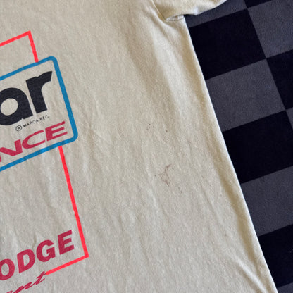 Vintage 1993 Mopar Nationals Indianapolis Raceway Yellow T Shirt Size Large