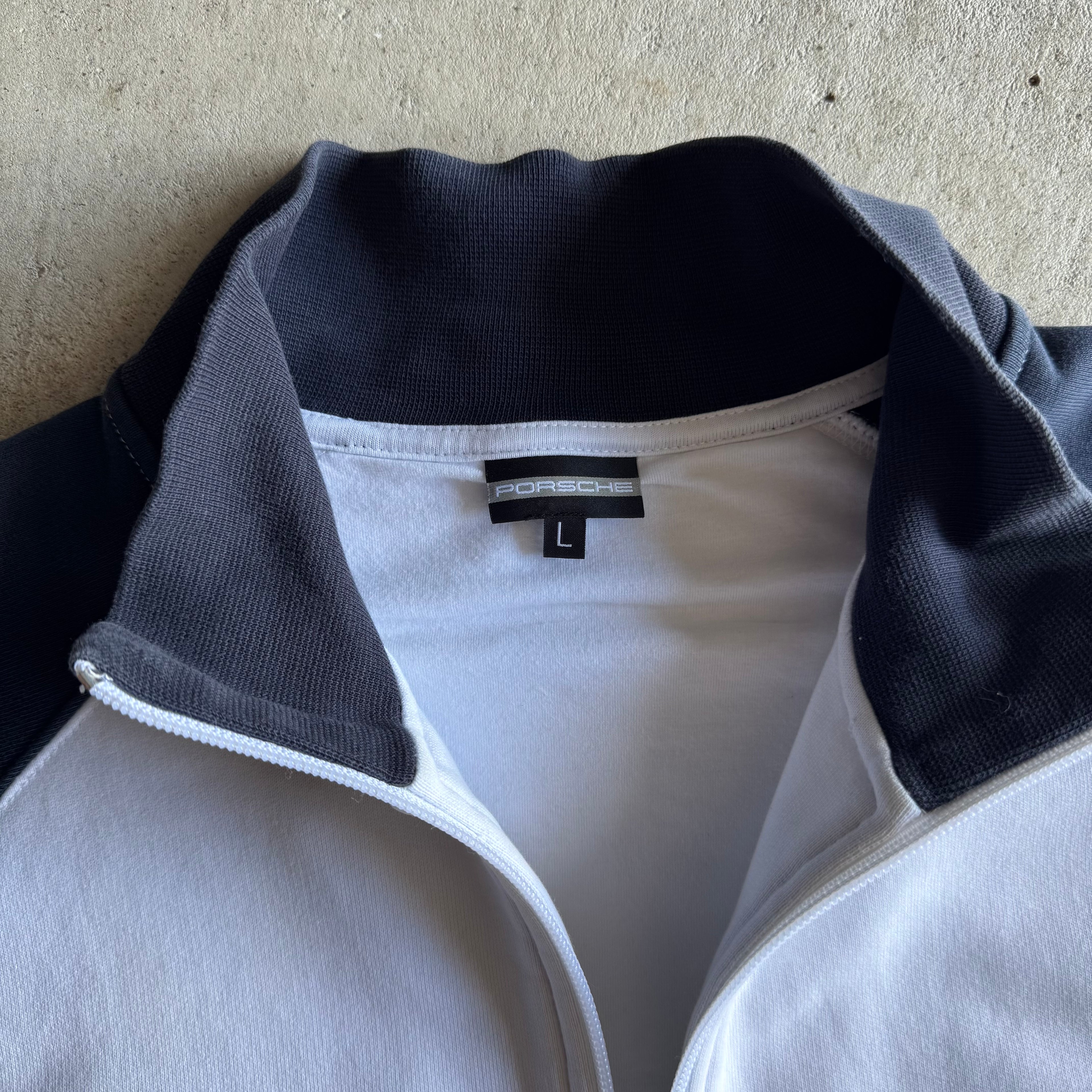 2000s Porsche Selection Michelin Supercup Navy White Jacket (L)