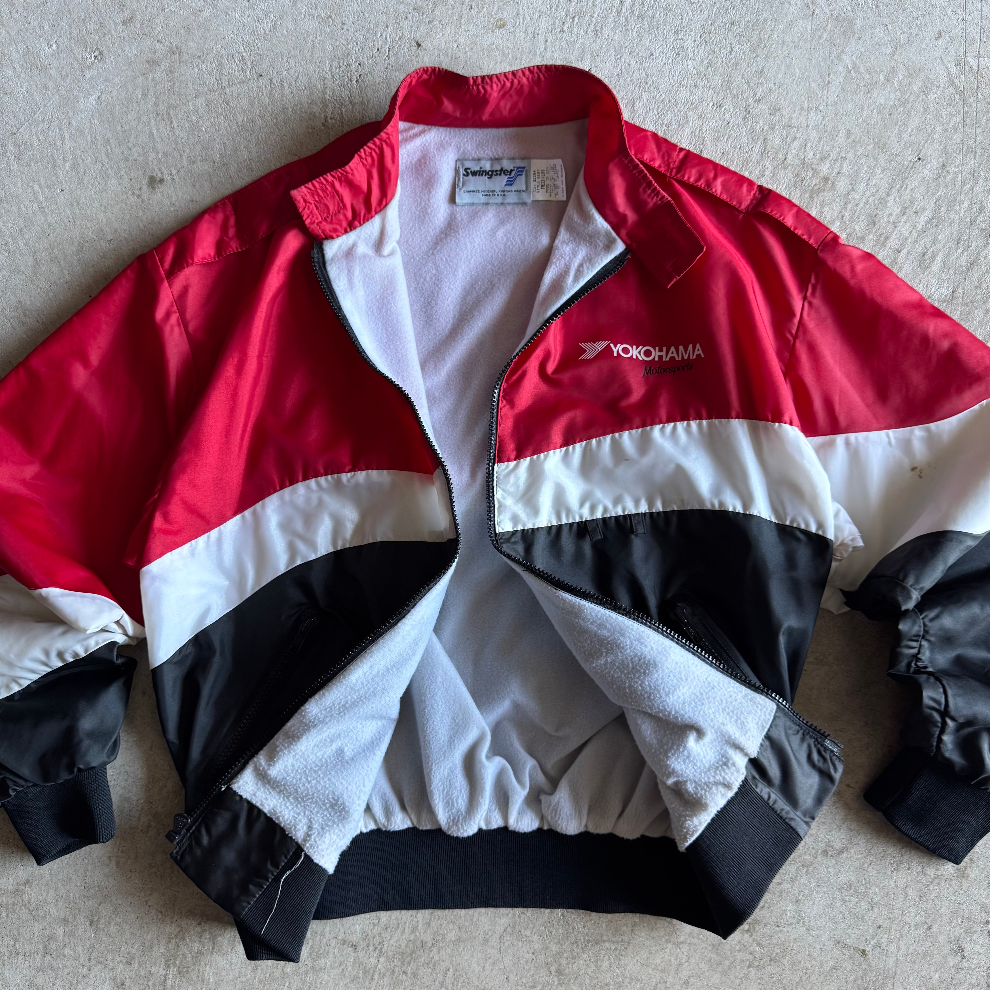90s Yokohama Motorsports Red Black Jacket (M)
