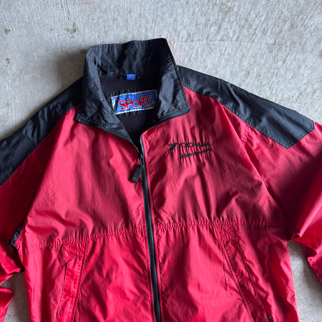 90s Yokohama Motorsports Red Black Jacket (L)
