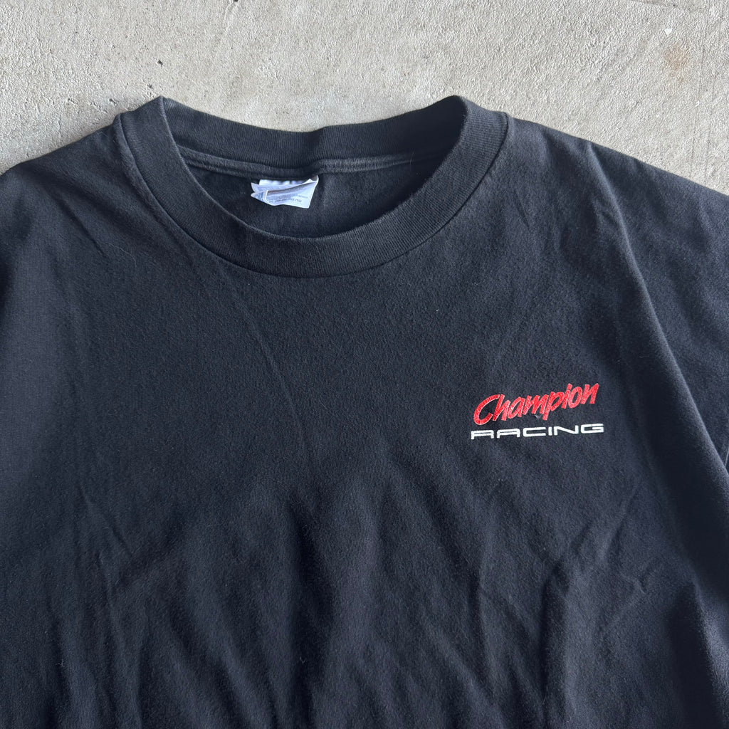90s Porsche Champion Racing 911 GT1 Black T Shirt (XL)
