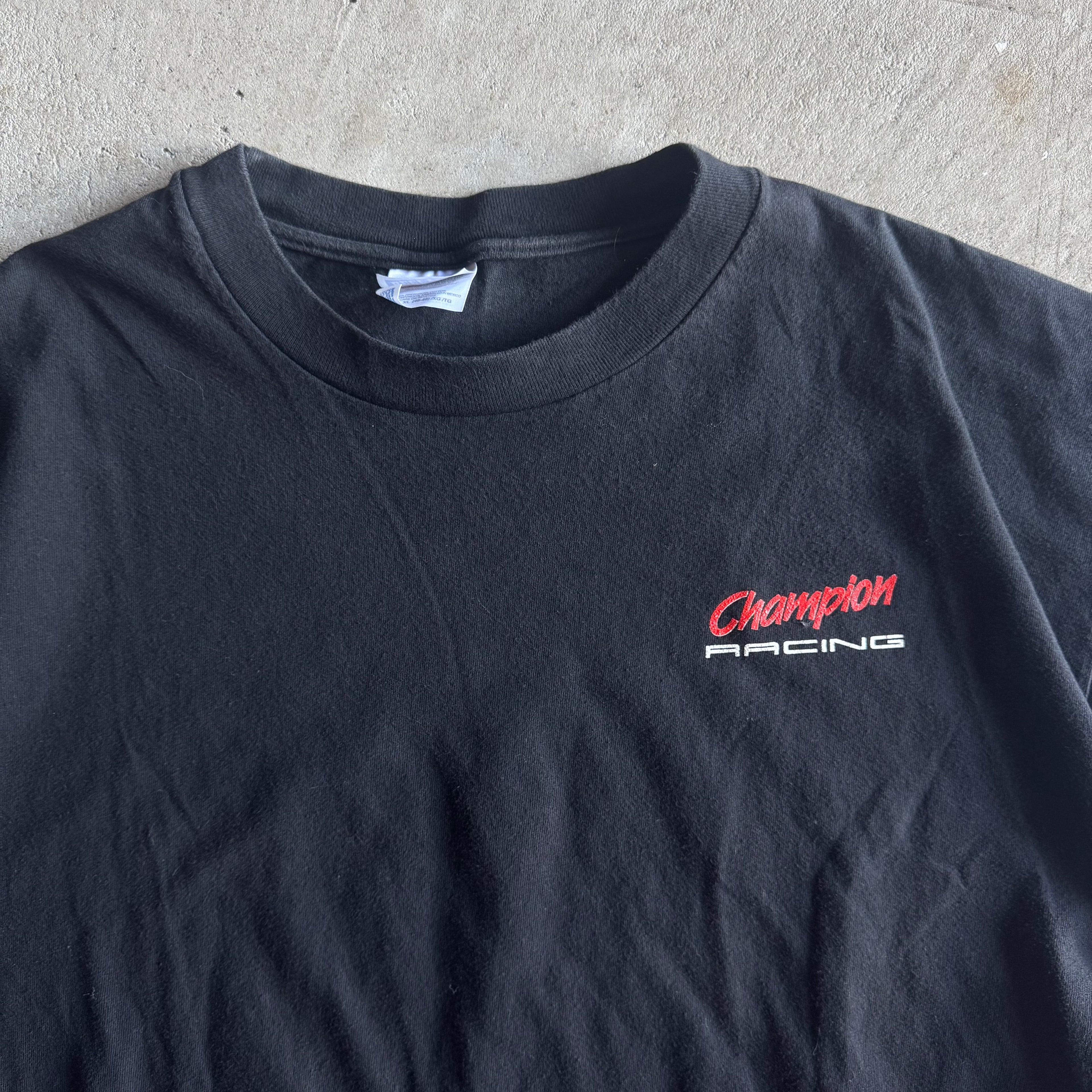 90s Porsche Champion Racing 911 GT1 Black T Shirt (XL)
