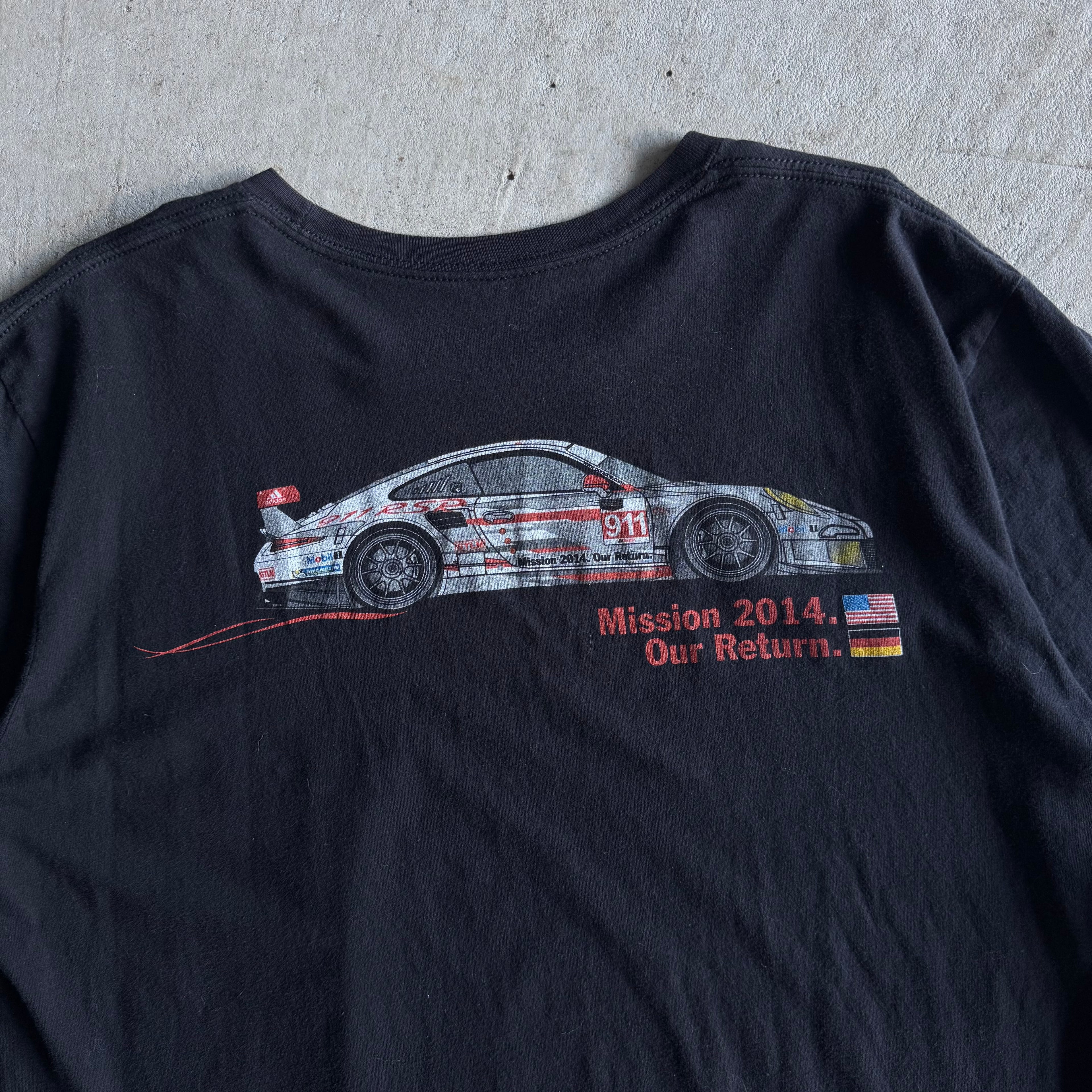 2014 Porsche 911 RSR Our Return Mission Black Longsleeve (L)