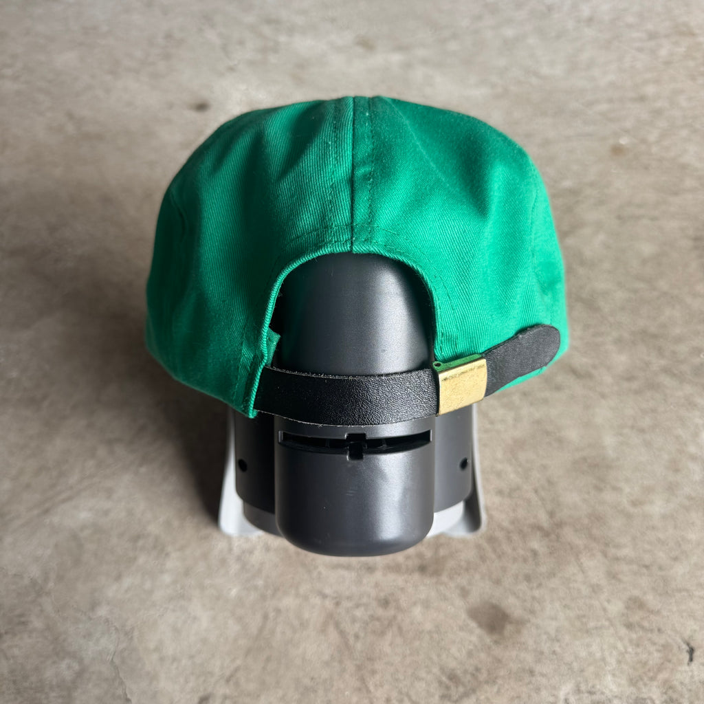80s Porsche Quaker State Green Adjustable Strapback Hat