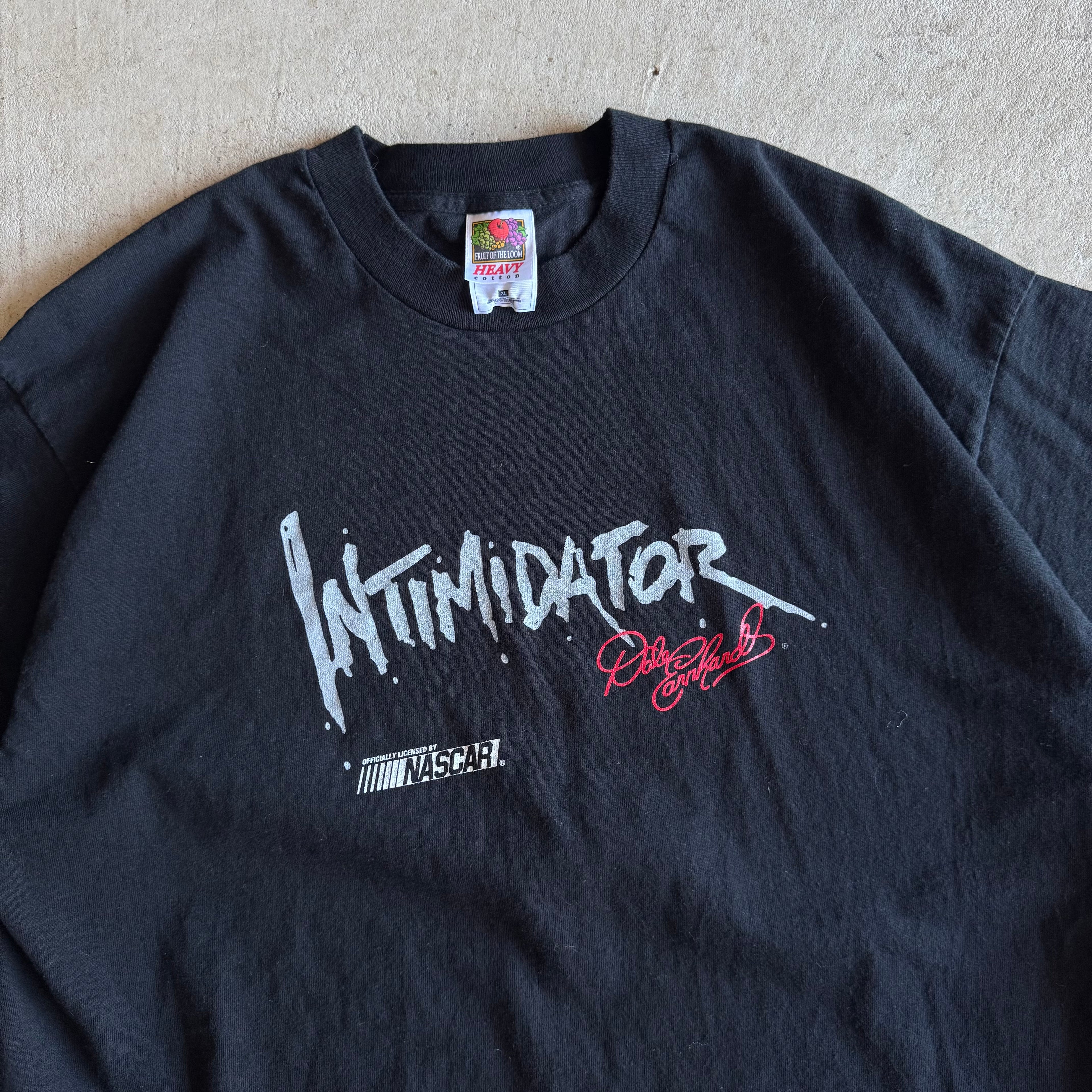 90s Dale Earnhardt Intimidator NASCAR Black T Shirt (XL)