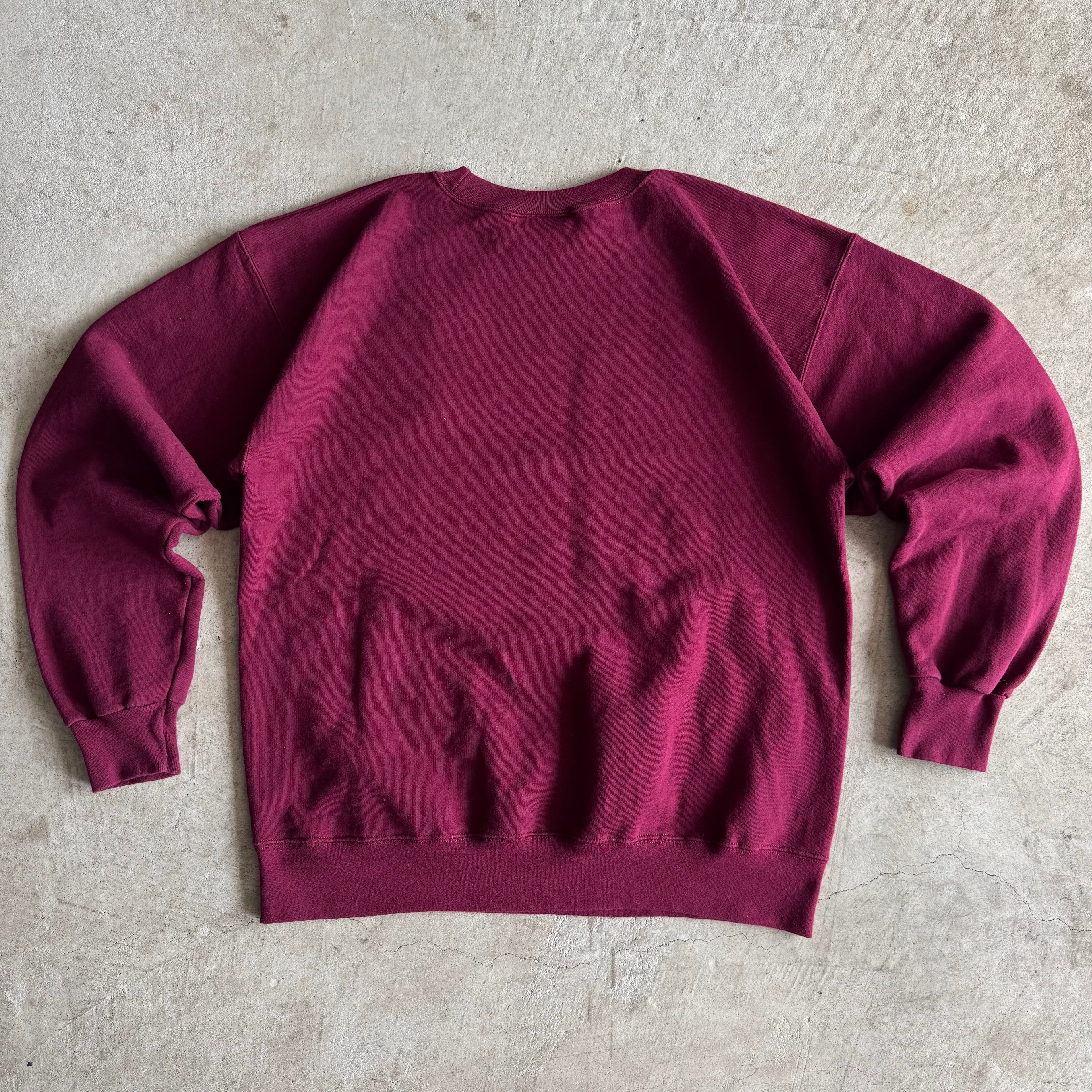 90s BMW Alpina Motorsports Burgundy Crewneck Sweater (M)