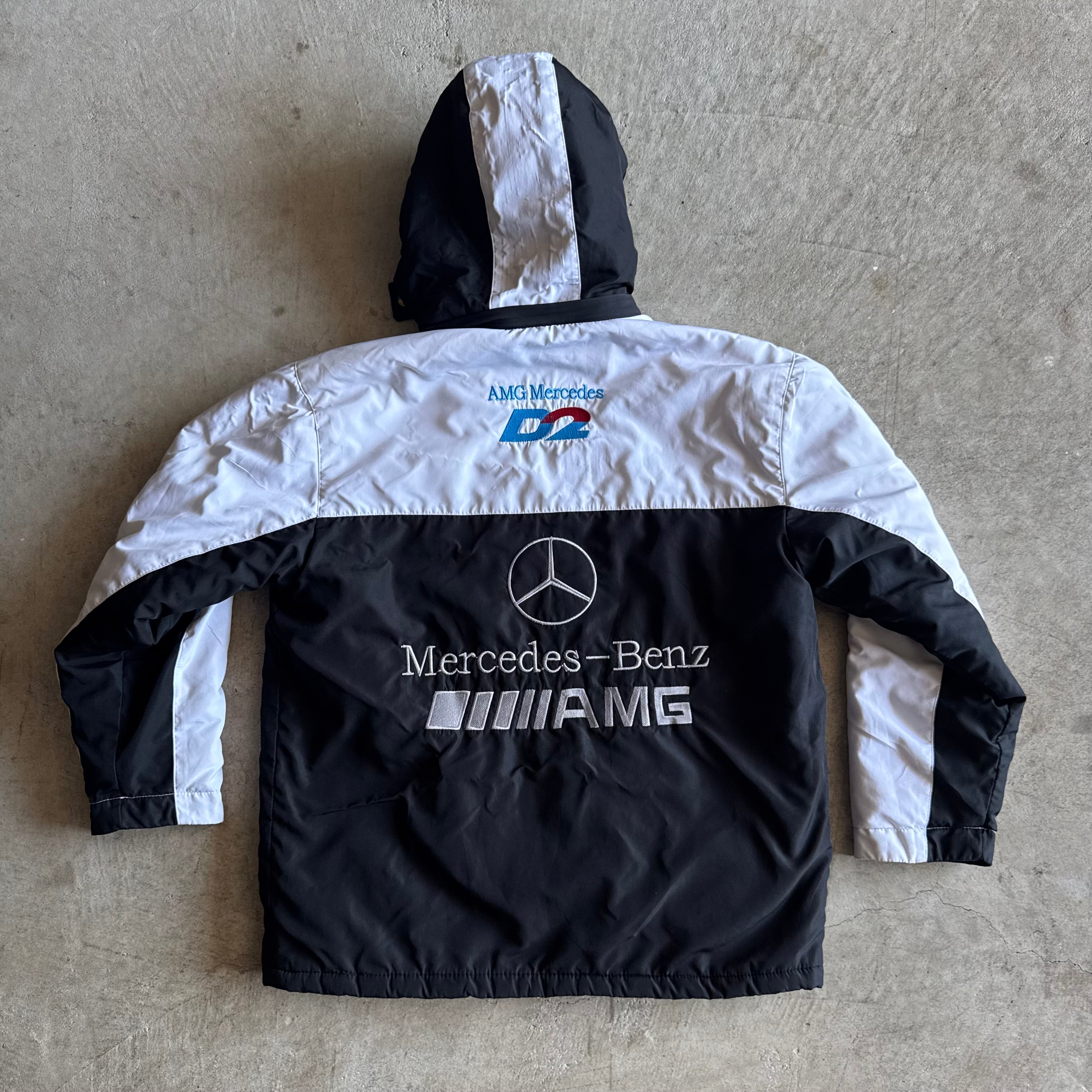 90s Mercedes AMG D2 Black White Jacket (S)